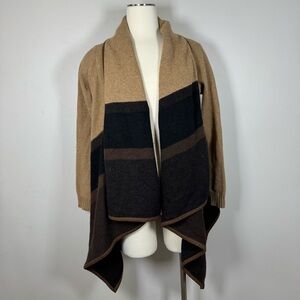 Ralph Lauren Camel and Chocolate Cardigan